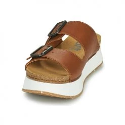 Chaussures Femme Mules Art MYKONOS Marron -Mules Soldes2022 21424546 500 C