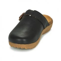 Chaussures Femme Sabots El Naturalista WAKATIWAI Noir -Mules Soldes2022 21426795 500 C