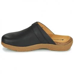 Chaussures Femme Sabots El Naturalista WAKATIWAI Noir -Mules Soldes2022 21426795 500 D