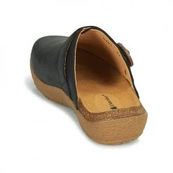 Chaussures Femme Sabots El Naturalista WAKATIWAI Noir -Mules Soldes2022 21426795 500 E