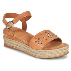 Chaussures Femme Mules Unisa GARZA Camel