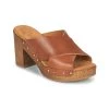 Chaussures Femme Sabots Unisa TAPIA Camel -Mules Soldes2022 21426894 500 A