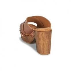 Chaussures Femme Sabots Unisa TAPIA Camel -Mules Soldes2022 21426894 500 E