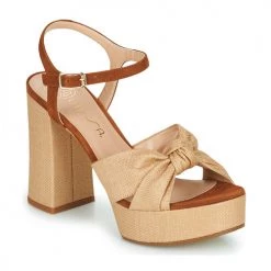 Chaussures Femme Mules Unisa VENZA Beige / Marron