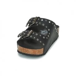 Chaussures Femme Mules Plakton MET BETA Noir -Mules Soldes2022 21445641 500 C