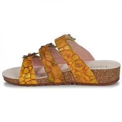 Chaussures Femme Mules Laura Vita BRCYANO 0122 Jaune -Mules Soldes2022 21448938 500 D