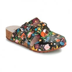 Chaussures Femme Sabots Laura Vita BRCYANO 20 Noir / Multicolore