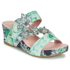 Chaussures Femme Mules Laura Vita FACDIAO 06 Vert