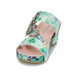 Chaussures Femme Mules Laura Vita FACDIAO 06 Vert -Mules Soldes2022 21448940 500 C
