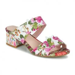 Chaussures Femme Mules Laura Vita HUCBIO 10 Blanc / Rose