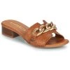 Chaussures Femme Mules Hispanitas LOLA Marron / Doré