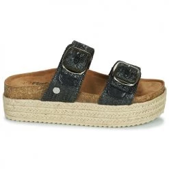 Chaussures Femme Mules Refresh 79445-BLACK Noir -Mules Soldes2022 21453426 500 B