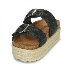 Chaussures Femme Mules Refresh 79445-BLACK Noir -Mules Soldes2022 21453426 500 C