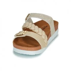 Chaussures Femme Mules Gioseppo ARDEA Beige / Doré -Mules Soldes2022 21454975 500 C
