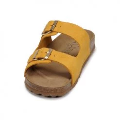 Chaussures Femme Mules Casual Attitude MABA Moutarde -Mules Soldes2022 21459029 500 C