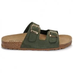 Chaussures Femme Mules Casual Attitude MIBA Kaki -Mules Soldes2022 21459030 500 B