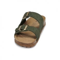 Chaussures Femme Mules Casual Attitude MIBA Kaki -Mules Soldes2022 21459030 500 C