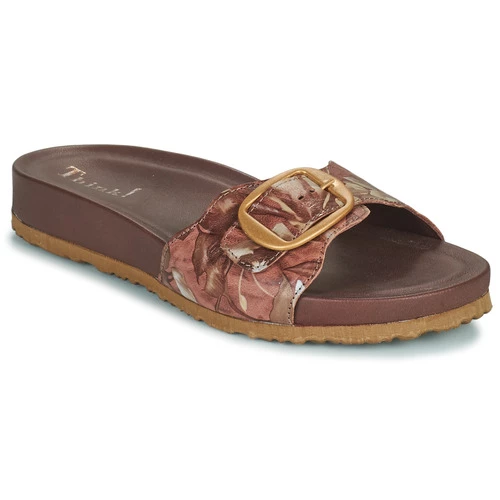 Chaussures Femme Mules Think JULIETTE Marron / Print 3 Chaussures Femme Mules Think JULIETTE Marron / Print