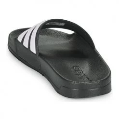 Chaussures Claquettes adidas Performance ADILETTE SHOWER Noir / Blanc -Mules Soldes2022 21534813 500 E