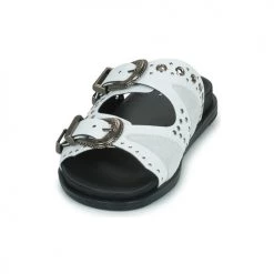 Chaussures Femme Mules Ikks BU80195 Blanc -Mules Soldes2022 21601601 500 C