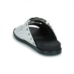 Chaussures Femme Mules Ikks BU80195 Blanc -Mules Soldes2022 21601601 500 E