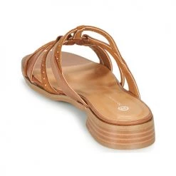 Chaussures Femme Mules The Divine Factory QL4610 Camel -Mules Soldes2022 21601785 500 E