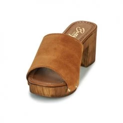 Chaussures Femme Mules Betty London LIFOU Cognac -Mules Soldes2022 21645081 500 C