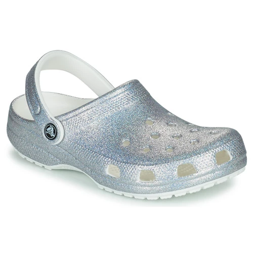 Chaussures Femme Sabots Crocs CLASSIC GLITTER II CLOG Argent / Glitter 3 Chaussures Femme Sabots Crocs CLASSIC GLITTER II CLOG Argent / Glitter