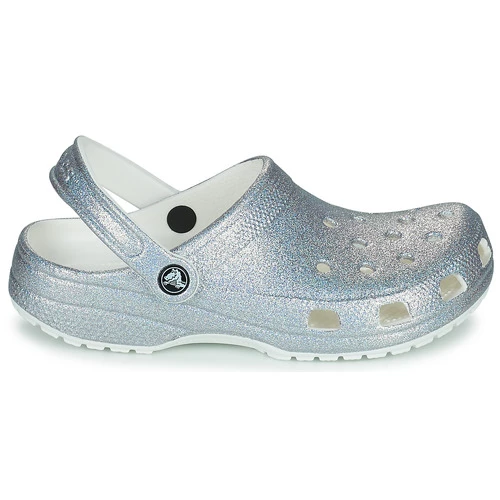 Chaussures Femme Sabots Crocs CLASSIC GLITTER II CLOG Argent / Glitter 4 Chaussures Femme Sabots Crocs CLASSIC GLITTER II CLOG Argent / Glitter – Image 2