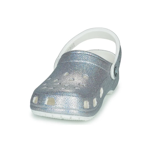 Chaussures Femme Sabots Crocs CLASSIC GLITTER II CLOG Argent / Glitter 5 Chaussures Femme Sabots Crocs CLASSIC GLITTER II CLOG Argent / Glitter – Image 3