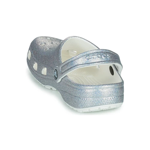 Chaussures Femme Sabots Crocs CLASSIC GLITTER II CLOG Argent / Glitter 7 Chaussures Femme Sabots Crocs CLASSIC GLITTER II CLOG Argent / Glitter – Image 5