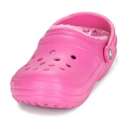 Chaussures Femme Sabots Crocs CLASSIC LINED CLOG Rose -Mules Soldes2022 21667661 500 C