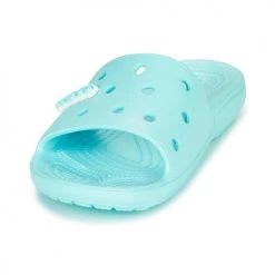 Chaussures Femme Claquettes Crocs CLASSIC CROCS SLIDE Bleu -Mules Soldes2022 21667664 500 C