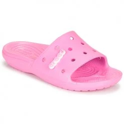Chaussures Femme Claquettes Crocs CLASSIC CROCS SLIDE Rose