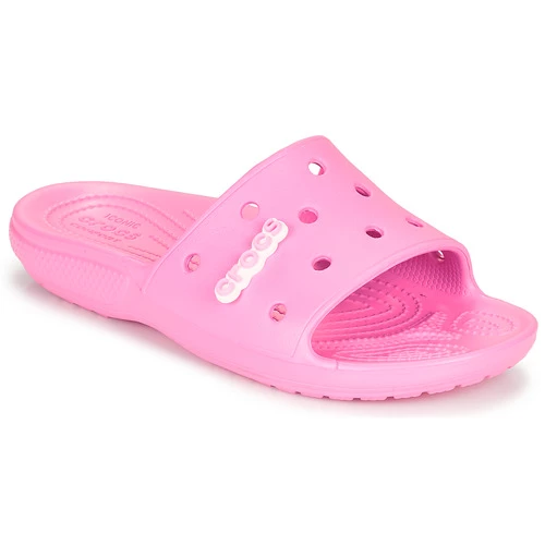 Chaussures Femme Claquettes Crocs CLASSIC CROCS SLIDE Rose 3 Chaussures Femme Claquettes Crocs CLASSIC CROCS SLIDE Rose