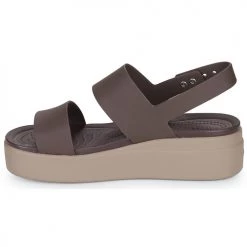 Chaussures Femme Mules Crocs CROCS BROOKLYN LOW WEDGE W Marron 10 Chaussures Femme Mules Crocs CROCS BROOKLYN LOW WEDGE W Marron -Mules Soldes2022 21667668 500 D