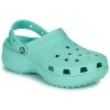 Chaussures Femme Sabots Crocs CLASSIC PLATFORM CLOG W Turquoise -Mules Soldes2022 21667674 500 A