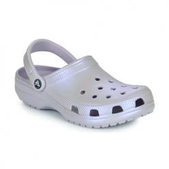 Chaussures Femme Sabots Crocs CLASSIC 4 HER CLOG Blanc irisé