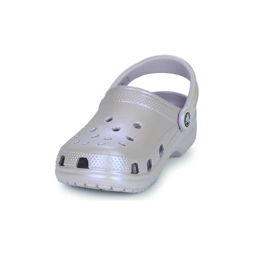 Chaussures Femme Sabots Crocs CLASSIC 4 HER CLOG Blanc irisé 5 Chaussures Femme Sabots Crocs CLASSIC 4 HER CLOG Blanc irisé – Image 3