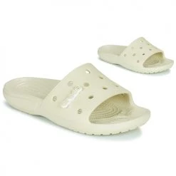 Chaussures Claquettes Crocs CLASSIC CROCS SLIDE Beige