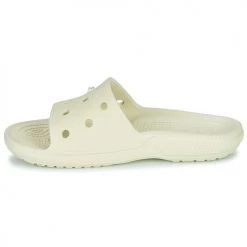 Chaussures Claquettes Crocs CLASSIC CROCS SLIDE Beige 10 Chaussures Claquettes Crocs CLASSIC CROCS SLIDE Beige -Mules Soldes2022 21667700 500 D