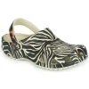 Chaussures Femme Sabots Crocs CLASSIC ANIMAL REMIX CLOG Beige / Zebre -Mules Soldes2022 21667712 500 A