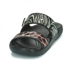 Chaussures Femme Mules Crocs CLASSICCROCSANIMALREMIXSANDAL Zebre / Léopard -Mules Soldes2022 21667715 500 C