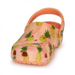 Chaussures Femme Sabots Crocs CLASSIC RETRO RESORT CLOG Rose / Jaune -Mules Soldes2022 21667717 500 C