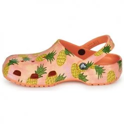 Chaussures Femme Sabots Crocs CLASSIC RETRO RESORT CLOG Rose / Jaune -Mules Soldes2022 21667717 500 D