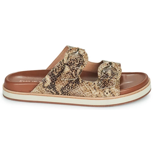 Chaussures Femme Mules Karston YOKO Marron 4 Chaussures Femme Mules Karston YOKO Marron – Image 2