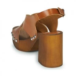 Chaussures Femme Sabots Minelli JULIE Marron -Mules Soldes2022 21669713 500 E