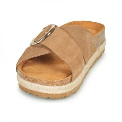 Chaussures Femme Mules YOKONO MIJAS Taupe -Mules Soldes2022 21670117 500 C