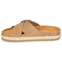 Chaussures Femme Mules YOKONO MIJAS Taupe -Mules Soldes2022 21670117 500 D