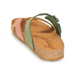 Chaussures Femme Mules YOKONO JERBA Vert / Rose 11 Chaussures Femme Mules YOKONO JERBA Vert / Rose -Mules Soldes2022 21670121 500 E